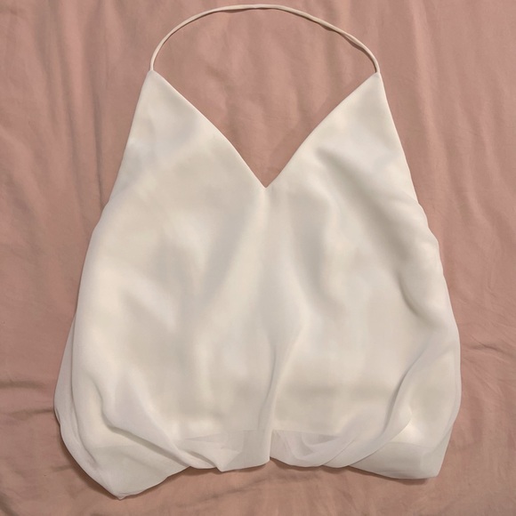 DO+BE White Halter Top - Picture 1 of 5